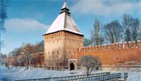 Башня «Копытские ворота» Смоленской крепостной стены